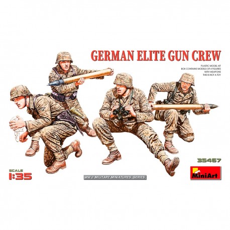 Kit de figurines German Elite Gun Crew 1/35 de MiniArt