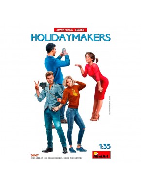 Kit de maqueta Holidaymakers 1:35 de MiniArt