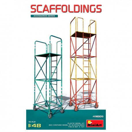 Kit de maquette échafaudages échelle 1/48 MiniArt