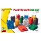 Ensemble de 12 bidons en plastique 20 litres échelle 1/24 MiniArt