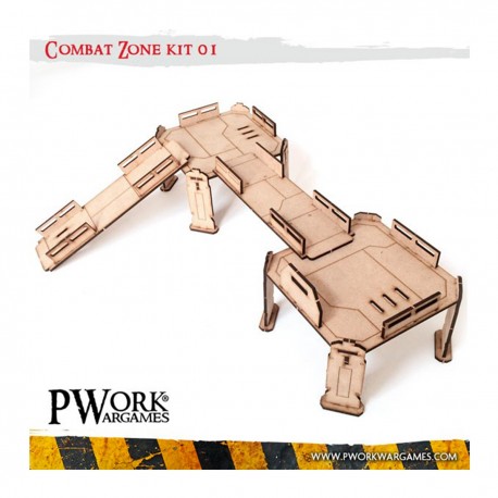 Kit de décors SciFi MDF pour wargames