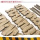 Kit de terrain médiéval MDF avec passerelles et puits