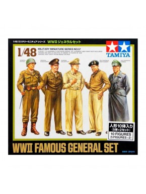 Set de figuras de generales de la Segunda Guerra Mundial Tamiya
