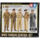 Conjunto de figuras de generais da Segunda Guerra Mundial Tamiya