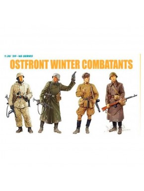 Miniaturas Ostfront Combatentes Inverno 1/35 da Dragon