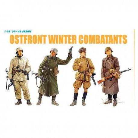 Miniaturas Ostfront Combatentes Inverno 1/35 da Dragon