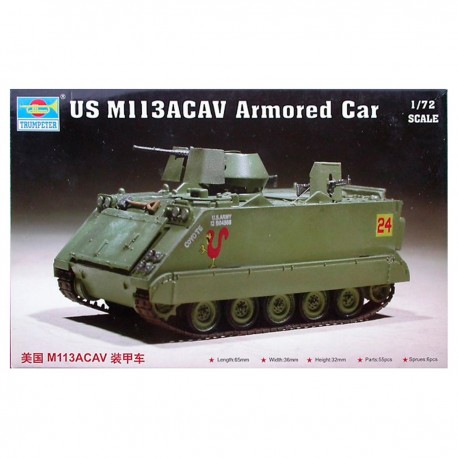 Modelo em miniatura US M113ACAV 1/72 da Trumpeter