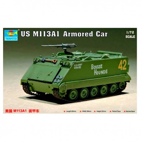 Carro blindado US M113A1 a escala 1/72 de Trumpeter