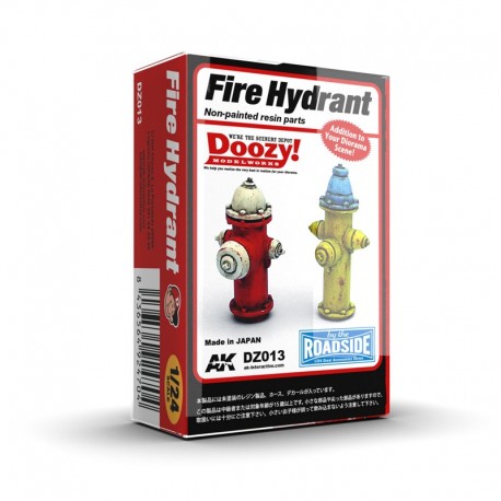 Accessoires diorama bouches incendie résine Doozy 1/24