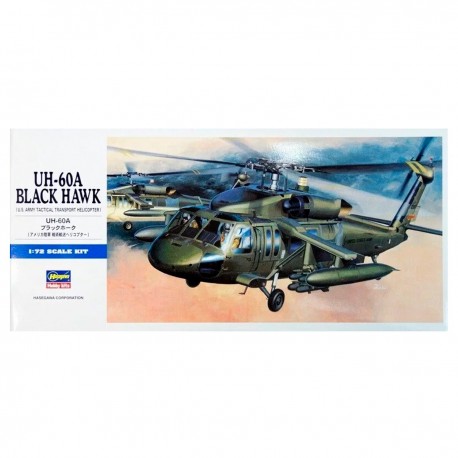 Maquete helicóptero UH-60A Black Hawk 1:72