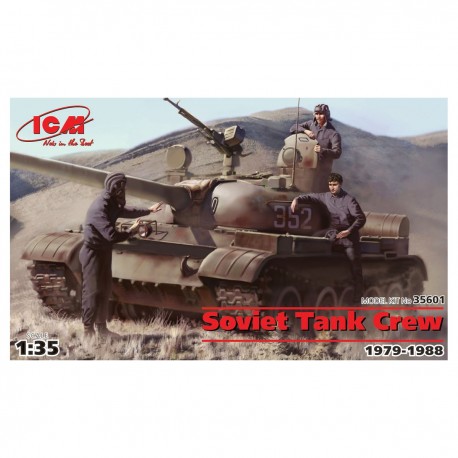 Figurines d'équipe de tankistes soviétiques à l'échelle 1:35
