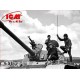 Figurines d'équipe de tankistes soviétiques à l'échelle 1:35