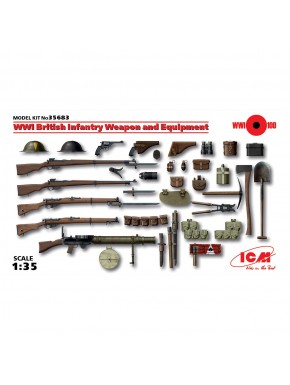 Kit armement et équipement britannique WWI échelle 1:35