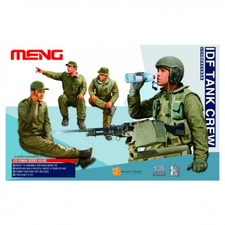 Figuras de tripulación de tanque IDF escala 1/35 Meng