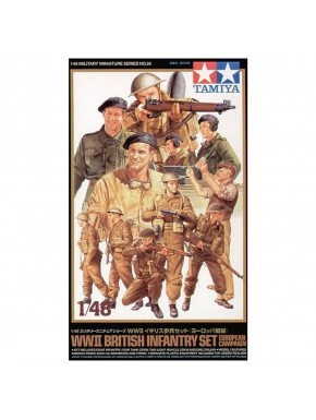 Figuras de infantaria britânica em escala 1/48 Tamiya