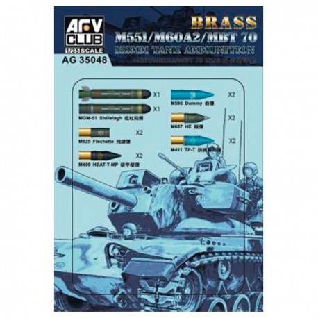 Munitions de char 152mm 1/35 par AFV Club