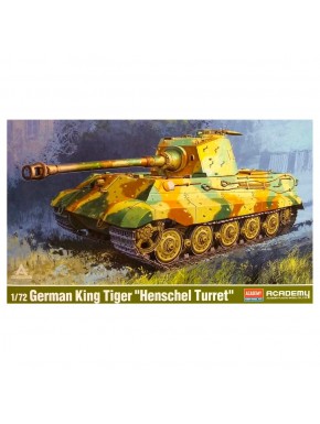 Maquette char German King Tiger Henschel échelle 1/72 ACADEMY