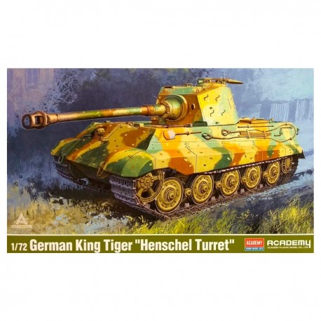 Maquette char German King Tiger Henschel échelle 1/72 ACADEMY