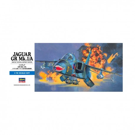 Caixa do kit de maquete Hasegawa 1/72 Jaguar GR Mk.1/A