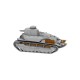 Modèle à l'échelle 1/72 char moyen japonais Type 89