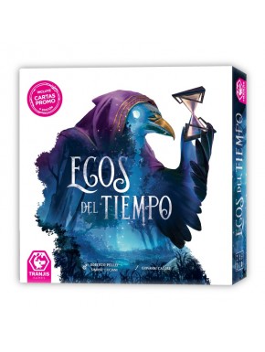 Boîte de jeu Ecos del Tiempo avec cartes et plateaux