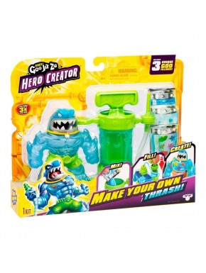 Figurine Goo Jit Zu Hero Creator Thrash avec accessoires