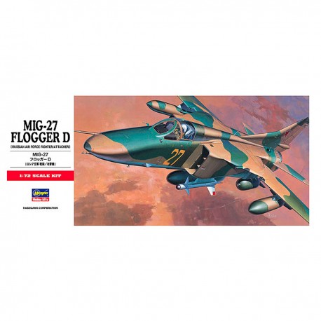 Maquete Hasegawa Mig-27 Flogger D escala 1/72