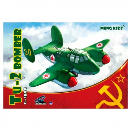 Modelo de avião verde Tu-2 Bomber Meng