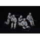 Figurines d'infanterie soviétique avec manteaux d'hiver