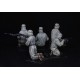 Figurines d'infanterie soviétique avec manteaux d'hiver