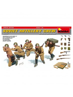 Kit de modélisme Soviet Artillery Crew de MiniArt