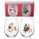 Set 2 Vasos cristal Unicornio
