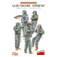 Kit de figuras Tripulação de Tanque EUA 1/35 MiniArt