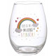 Set 2 Vasos cristal Unicornio Kawaii
