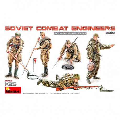 Set de figuras 1/35 Soviet Combat Engineers sin montar