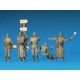 Figurines de Feldgendarmerie allemande MiniArt avec panneaux de signalisation