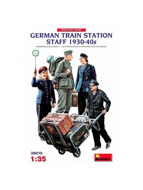 Kit modèle personnel gare allemande 1930-40s MiniArt