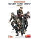 Kit figuras tripulação tanque soviético anos 50 MiniArt