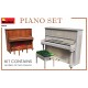 MiniArt maquettes de pianos 1/35, deux modèles inclus