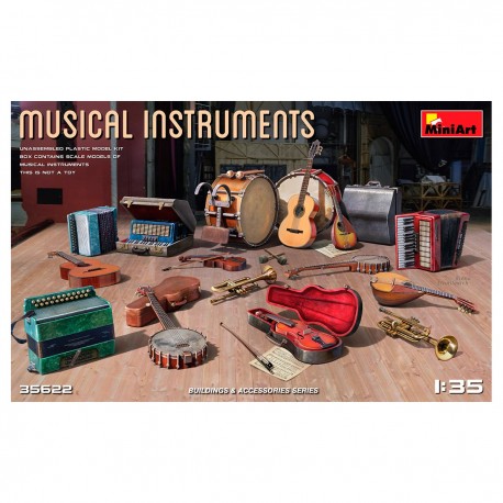 Maquette d'instruments de musique MiniArt 1/35