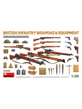 Kit plastique Armes & Équipement Infanterie Britannique 1/35