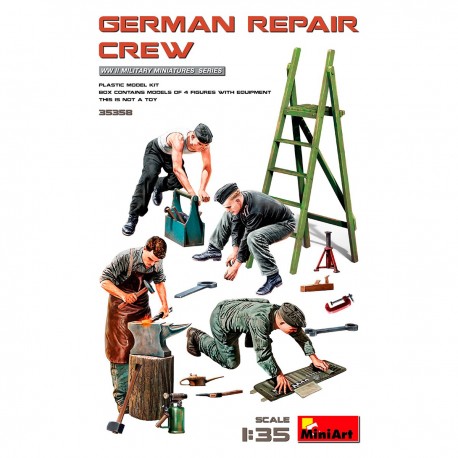 Kit de modélisme Équipe de Réparation 1/35 de MiniArt