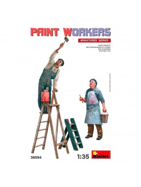 Kit de maquettes à l'échelle d'ouvriers de la peinture
