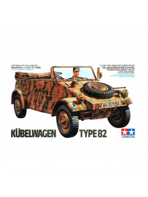 Modelo em escala 1/35 Kübelwagen Type 82 da Tamiya