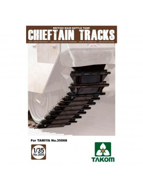 Pistes Chieftain 1/35 pour Tamiya 35068 par Takom