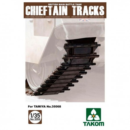 Pistas Chieftain 1/35 para Tamiya 35068 de Takom