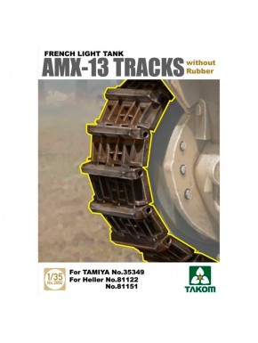 Chenilles AMX-13 sans caoutchouc pour char français