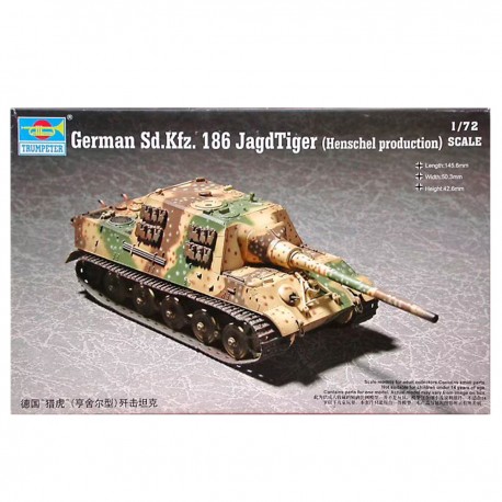 Maqueta 1/72 German Sd.kfz.186 Jagdtiger de Trumpeter