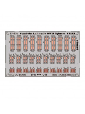 Ceintures de sécurité Luftwaffe WWII 1/72 en photodécoupe