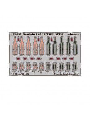 Kit de ceintures de sécurité USAF WWII 1/72 par Eduard
